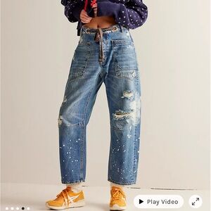 Free People Moxie Barrel Jeans